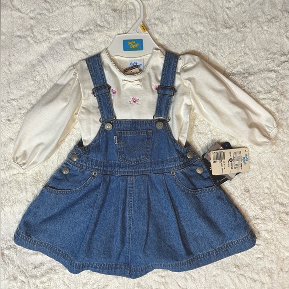 OshKosh B'gosh Other - Vintage Levi's & OshKosh B'gosh overall dress NWT